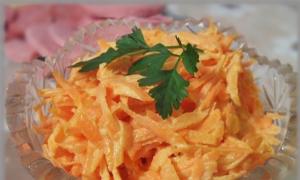 Салат из моркови с чесноком: лучшие рецепты